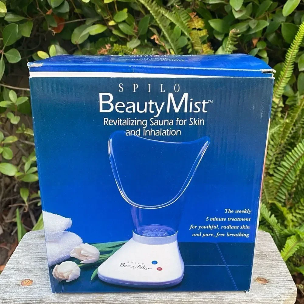 NWOT New Spilo Beauty Mist Portable Sauna Spa Facial Mist Steamer Skin Renewal